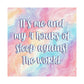 Bespattered Facade "Me and My 4 Hrs. of Sleep Against the World" Giclée Archival Matte Paper Prints