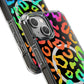Bespattered Facade Watercolor Rainbow Leopard MagSafe Clear Impact Case
