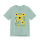 Sunflowers Bella Canvas Unisex Jersey Short Sleeve Tee