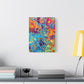 Bespattered Facade Fluid Art Abstract Painting Stretched Matte Canvas Art Prints | Multiple Sizes