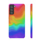 Bespattered Facade Rainbow Heat Map Snap Case