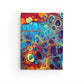 Bespattered Facade Intergalactic Rainbow Hardcover Notebook - Lined Pages