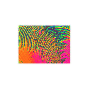Bespattered Facade Neon Puddle Postcards (no envelopes) | Sets of 10, 30, or 50
