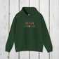 Bespattered Facade "Rainbow Is the New Black" Colorful Embroidered Unisex Heavy Blend™ Hooded Sweatshirt
