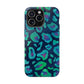 Bespattered Facade Emerald Leopard Impact-Resistant Case