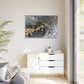 Bespattered Facade You're Golden Framed Canvas Art Print | 3 Frame Colors | Multiple Sizes