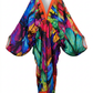 Vibrant Printed V-Neck Maxi Dress
