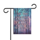 Bespattered Facade "Weather Update" Garden Flag