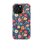 Bespattered Facade Colorful Flowers Impact-Resistant Case