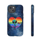 Bespattered Facade Rainbow Extraterrestrial Pride Tough Case