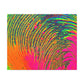 Bespattered Facade Neon Puddle Stretched Matte Canvas Art Prints | Multiple Sizes