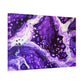 Bespattered Facade Purple Haze Stretched Matte Canvas Art Prints | Multiple Sizes