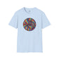Bespattered Facade Rainbow Swirl Unisex Softstyle T-Shirt