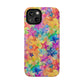 Bespattered Facade Rainbow Stars Impact-Resistant Case