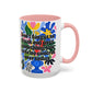 "Don't Forget..." Rainbow Flowers Mug | Eight Colors | 11oz or 15oz