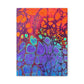 Bespattered Facade Fluid Art Abstract Painting Stretched Matte Canvas Art Prints | Multiple Sizes