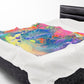 Bespattered Facade Unicorn Velveteen Plush Blanket | 3 Sizes