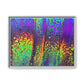 Bespattered Facade Neon Lava Framed Canvas Art Print | 3 Frame Colors | Multiple Sizes