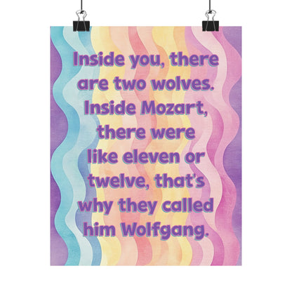 Bespattered Facade "Two Wolves" Giclée Archival Matte Paper Prints
