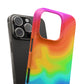 Bespattered Facade Rainbow Heat Map Snap Case