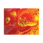 Bespattered Facade Flamin' Hot Stretched Matte Canvas Art Prints | Multiple Sizes