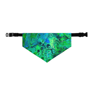 Bespattered Facade Radioactive Pet Bandana Collar