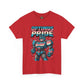 Optimus Pride T-Shirt – Funny Trans Mech LGBTQ+ Graphic Tee | Unisex Heavy Cotton Nerd Pride Shirt