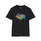Bespattered Facade "Later Gator" Rainbow Alligator Unisex Softstyle T-Shirt