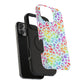Bespattered Facade Bright Rainbow Leopard Impact-Resistant Case