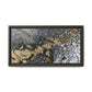 Bespattered Facade You're Golden Framed Canvas Art Print | 3 Frame Colors | Multiple Sizes
