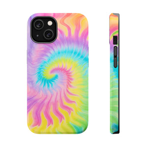 Bespattered Facade Pastel Rainbow Tie Dye MagSafe Tough Case