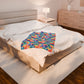 Bespattered Facade Rainbow Skies Velveteen Plush Blanket | 3 Sizes