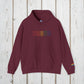 Bespattered Facade Proud Rainbow LGBTQ+ Pride Embroidered Unisex Heavy Blend™ Hooded Sweatshirt