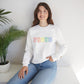 Bespattered Facade Proud Rainbow LGBTQ+ Pride Embroidered Crewneck Sweatshirt