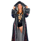 Midnight Smoke Sequin Coat