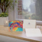 Bespattered Facade Rainbow Galaxy Greeting Cards | Sets of 1, 10, 30, or 50