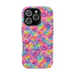 Bespattered Facade Rainbow Graffiti Hearts Impact-Resistant Case