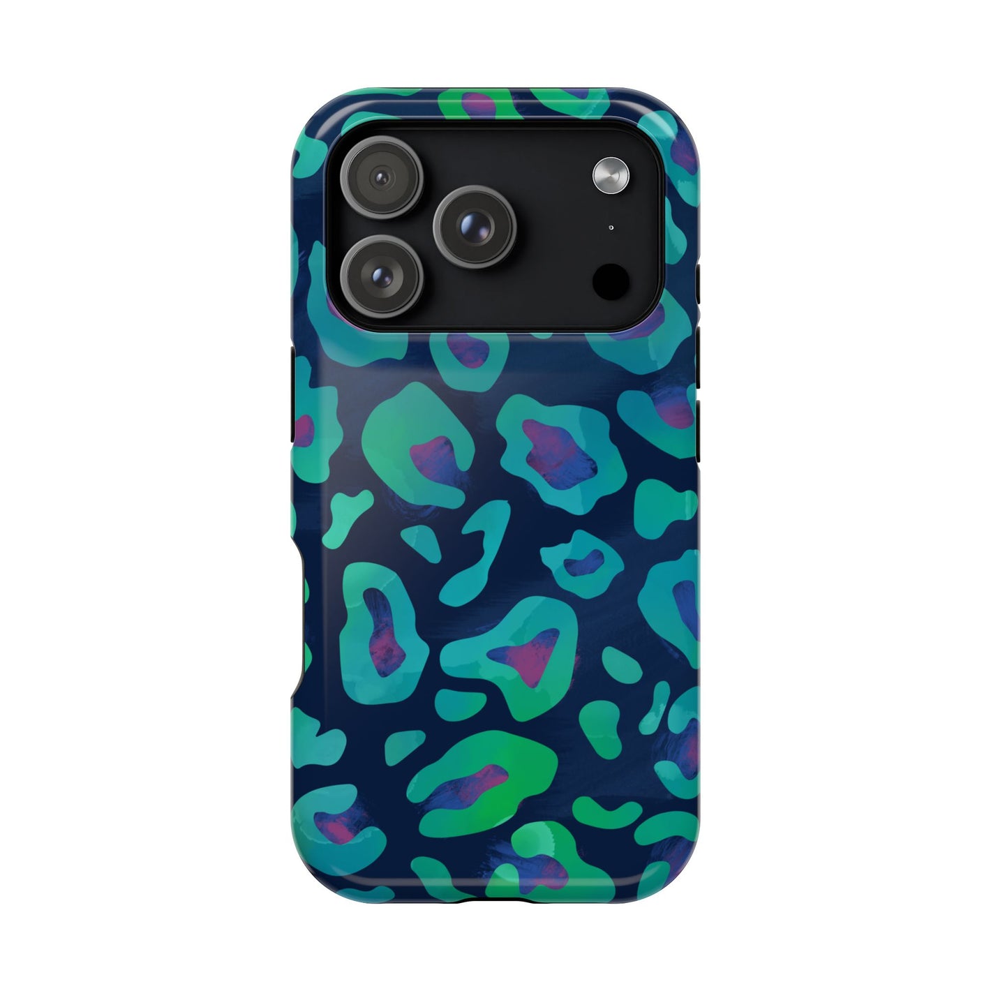 Bespattered Facade Emerald Leopard MagSafe Tough Case