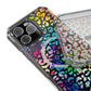 Bespattered Facade Rainbow Paint Splatter Leopard MagSafe Clear Impact Cases