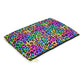 Bespattered Facade Candy Coated Neon Leopard Accessory Pouch | 2 Sizes