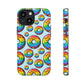 Bespattered Facade Rainbow Sprinkle Donut Tough Case