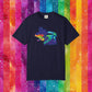Bespattered Facade Rainbow Ally Gator Colorful LGBTQ+ Pride Premium Unisex Comfort Colors Garment Dyed 100% Cotton T-Shirt