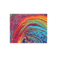 Bespattered Facade Rainbow Rings Postcards (no envelopes) | Sets of 10, 30, or 50