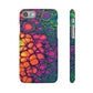Bespattered Facade Neon Butterfly Snap Case