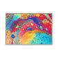 Bespattered Facade Rainbow Galaxy Framed Canvas Art Print | 3 Frame Colors | Multiple Sizes