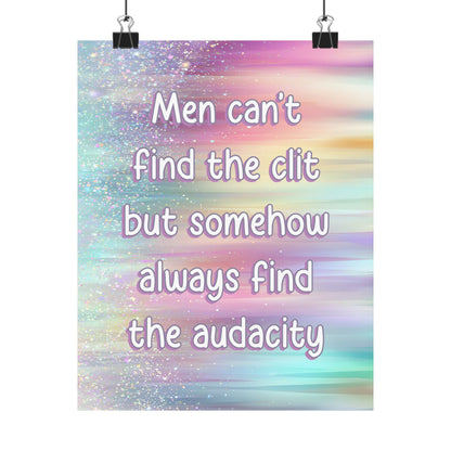 Bespattered Facade "Always Find the Audacity" Giclée Archival Matte Paper Prints