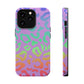Bespattered Facade Rainbow Leopard MagSafe Tough Case