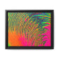 Bespattered Facade Neon Puddle Framed Canvas Art Print | 3 Frame Colors | Multiple Sizes