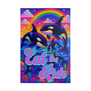 Bespattered Facade Eat the Rich Orcas 1014-Piece Puzzle