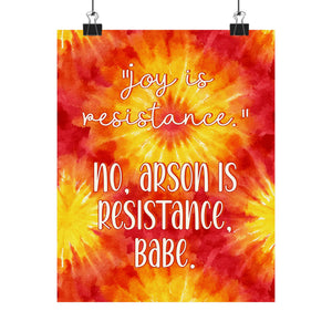 Bespattered Facade "Resistance" Giclée Archival Matte Paper Prints